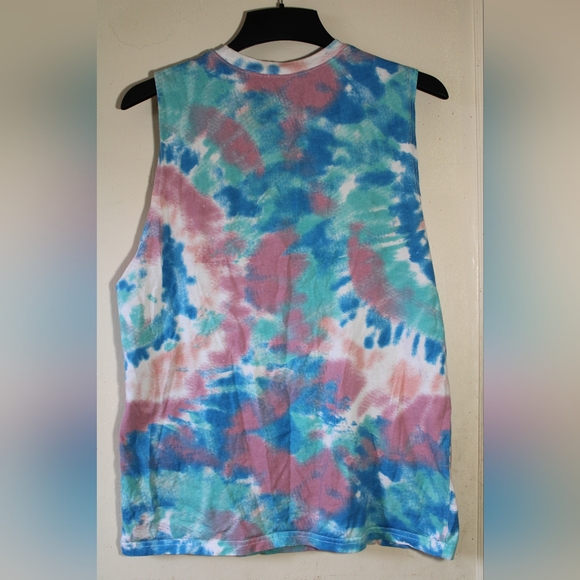 AC/DC Tie Dye Medium sleeveless shirt - Picture 8 of 8